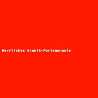 Herrliches Granit-Portemonnaie