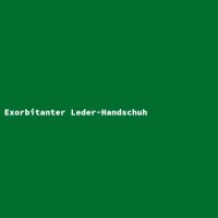 Exorbitanter Leder-Handschuh