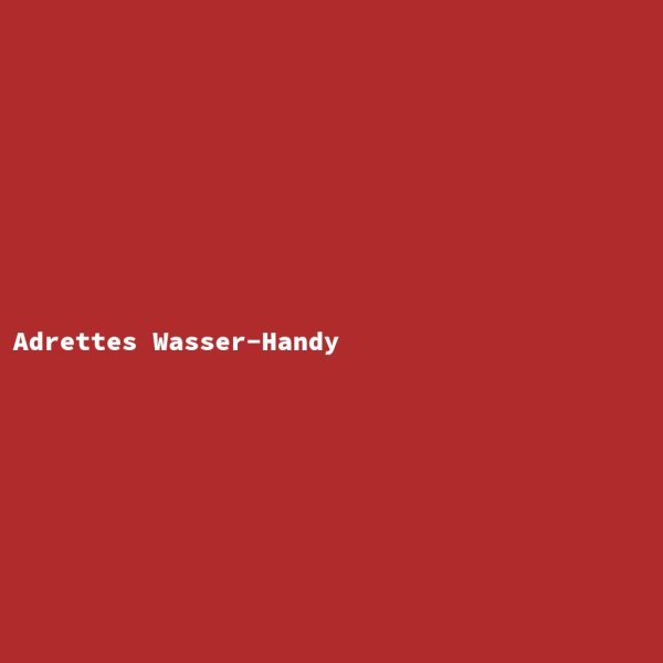 Adrettes Wasser-Handy