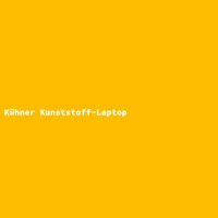 K&uuml;hner Kunststoff-Laptop