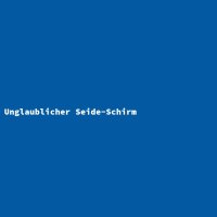 Unglaublicher Seide-Schirm