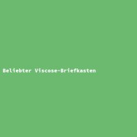 Beliebter Viscose-Briefkasten