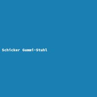 Schicker Gummi-Stuhl