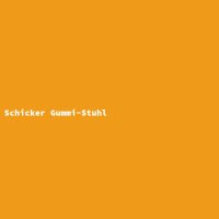 Schicker Gummi-Stuhl