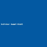 Schicker Gummi-Stuhl