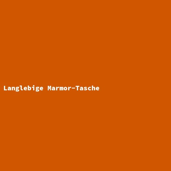 Langlebige Marmor-Tasche