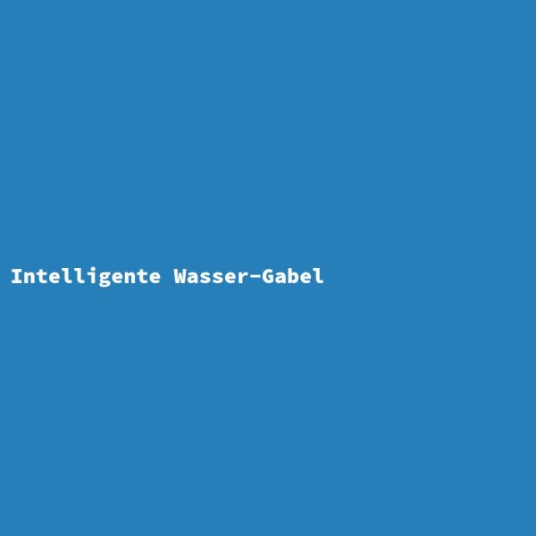 Intelligente Wasser-Gabel